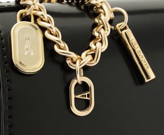 Bolsa Tiracolo Pequena Estruturada Preta