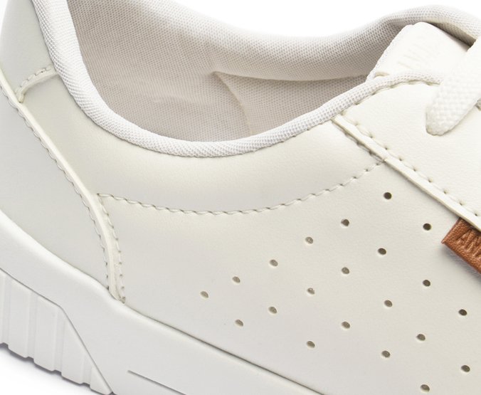 Tênis Anacapri Sola Vulcanizada Urban Furinhos - Branco - 35