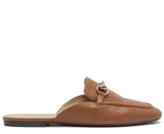 Mule Monocromática Bridão Marrom