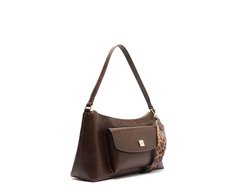 Bolsa Tiracolo Média Lux Marrom