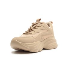 Tênis Nude Chunky Monocromático