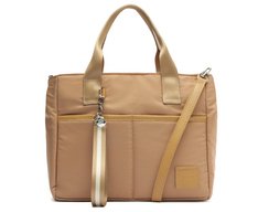 Bolsa Tote Grande Sporty Nylon Bege