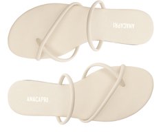 Rasteira Tiras Finas Basic Branca