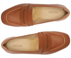 Mocassim Salto Bloco Loafer Marrom