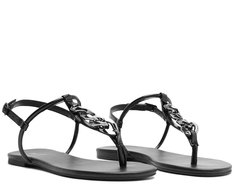 Rasteira Corrente Slim New Preta