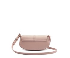 Bolsa Tiracolo Pequena Pingente Bege