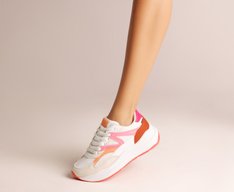 Tênis Sporty Variações Rosa Recortes