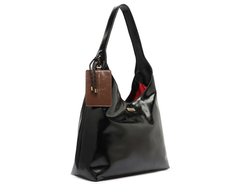 Bolsa Shopping Grande Boho Porta Cartão Preta