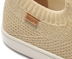 Tênis Knit Minimal Anacapri Bege