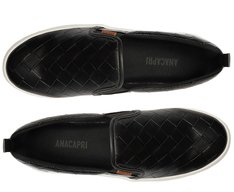 Tênis Slip On Sola Alta Texturas Preto