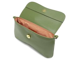 Bolsa Tiracolo Média Dome Verde