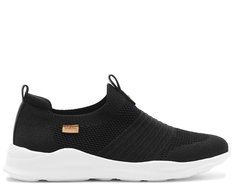 Slip On Preto Knit Liso