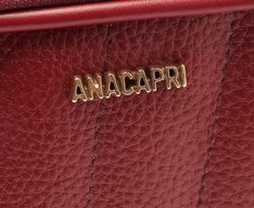 Bolsa Tiracolo Pequena Arredondada Vermelha