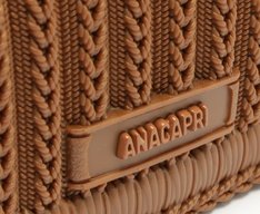 Bolsa Tiracolo Média Texturizada Injetada Marrom