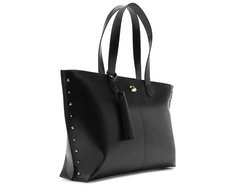 Bolsa Shopping Grande Tachas Preta