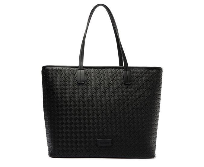 Bolsa Shopping Grande Minimalista Preta