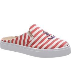 tenis slip on aberto atras