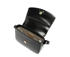 Bolsa Tiracolo Pequena Detalhe Metálico Preta