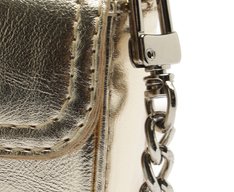 Bolsa Tiracolo E Pochete Pequena Dourada