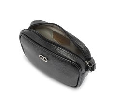 Bolsa Tiracolo Pequena Chaveiro Removível Preta
