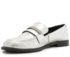 Mocassim Pala Glam Prata