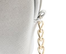 Bolsa Tiracolo Pequena Soft Prata