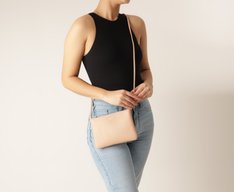 Bolsa Tiracolo Média Basic Bege