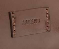 Bolsa Tiracolo Média Compacta Marrom