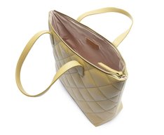 Bolsa Shopping Média Verde Matelassê