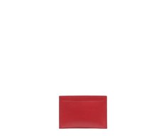Porta Cartão Pequena Neutral Vermelha
