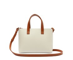 Bolsa Tote Média Cadeado Branca