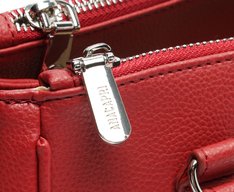 Bolsa Tote Média Cápsula Metal Vermelha