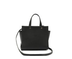 Bolsa Tote Média Croco Preta