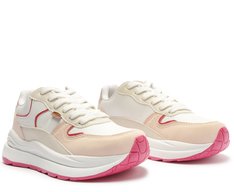Tênis Sporty Robusto Rosa e Branco