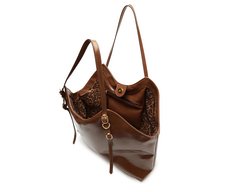 Bolsa Shopping Grande Versátil Marrom