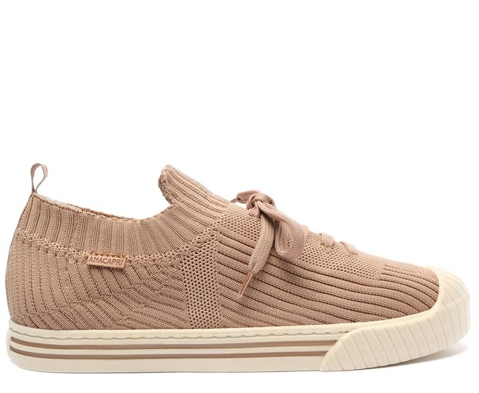 Tênis Knit Alê Casual Bege