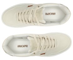 Tênis AC1119 Bege E Dourado