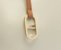 Bolsa Shopping Grande Cápsula Metal Branca