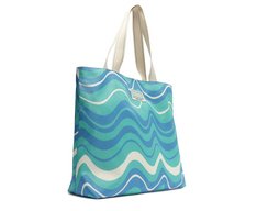 Bolsa Shopping Grande Ondas Sundown Azul