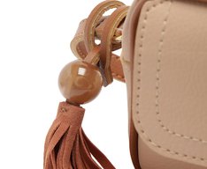 Bolsa Tiracolo Pequena Eco Soft Bege