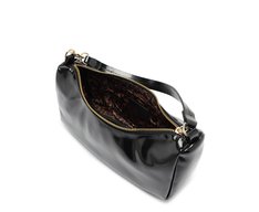 Bolsa Tiracolo Média Pingente Preta