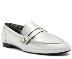 Mocassim Detalhe Removível Bridão E Pala Prata