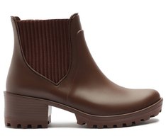 Bota Chelsea Plástico Tratorada Marrom