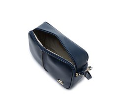 Bolsa Tiracolo Média Alça Corda E Esferas Azul