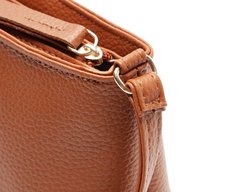 Bolsa Tiracolo Pequena Cápsula A Marrom
