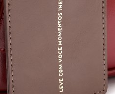 Bolsa Tote Pequena Lisa Vermelha