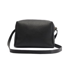 Bolsa Tiracolo Média Arredondada Preta
