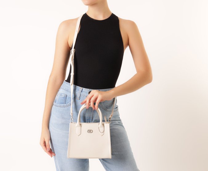 Bolsa Tote Média Premiatto Branca