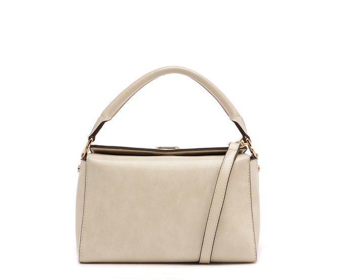 Bolsa Tiracolo Média Quadrada Branca