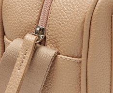 Bolsa Tiracolo Média Fita Bege